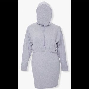 Knit hooded dress